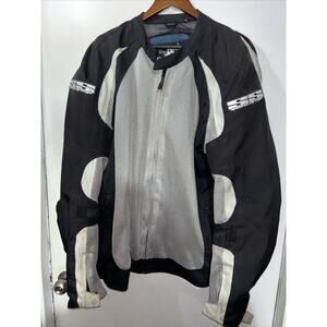 Speed And Strength Armored Motorcycle Jacket Men's Size XXXL 3XL Black/gray